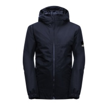 Jack Wolfskin Winter Jacket Spirit 2L (waterproof, windproof, breathable, durable) 2022 night blue Kids (164-176)